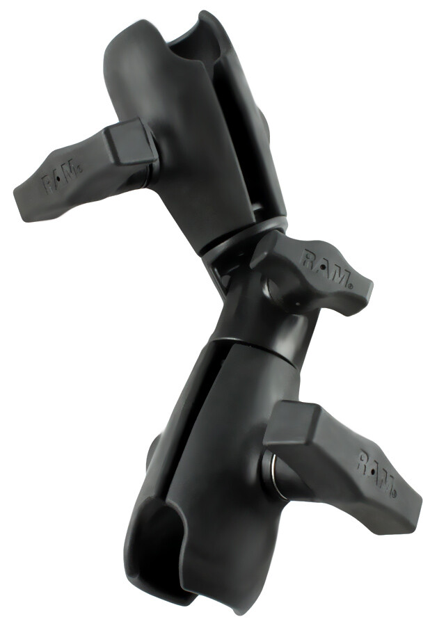 RAM Composite Double Socket Swivel Ratchet Arm for C Size 1.5" Balls RAP-200-2U