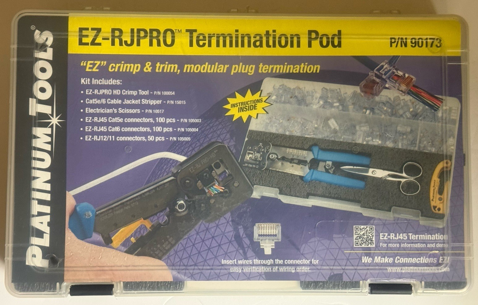 Platinum Tools 90173 EZ-RJPRO Termination POD
