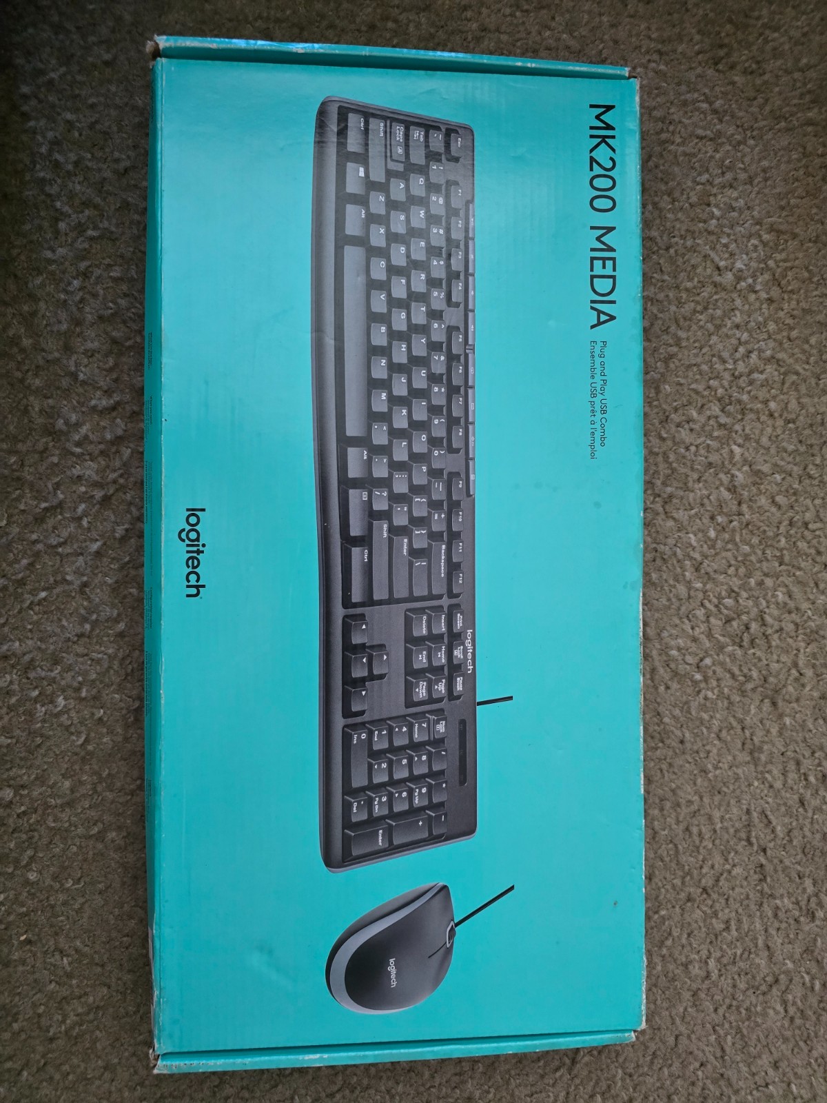 Logitech MK200 920-002714 Wired Keyboard NEW