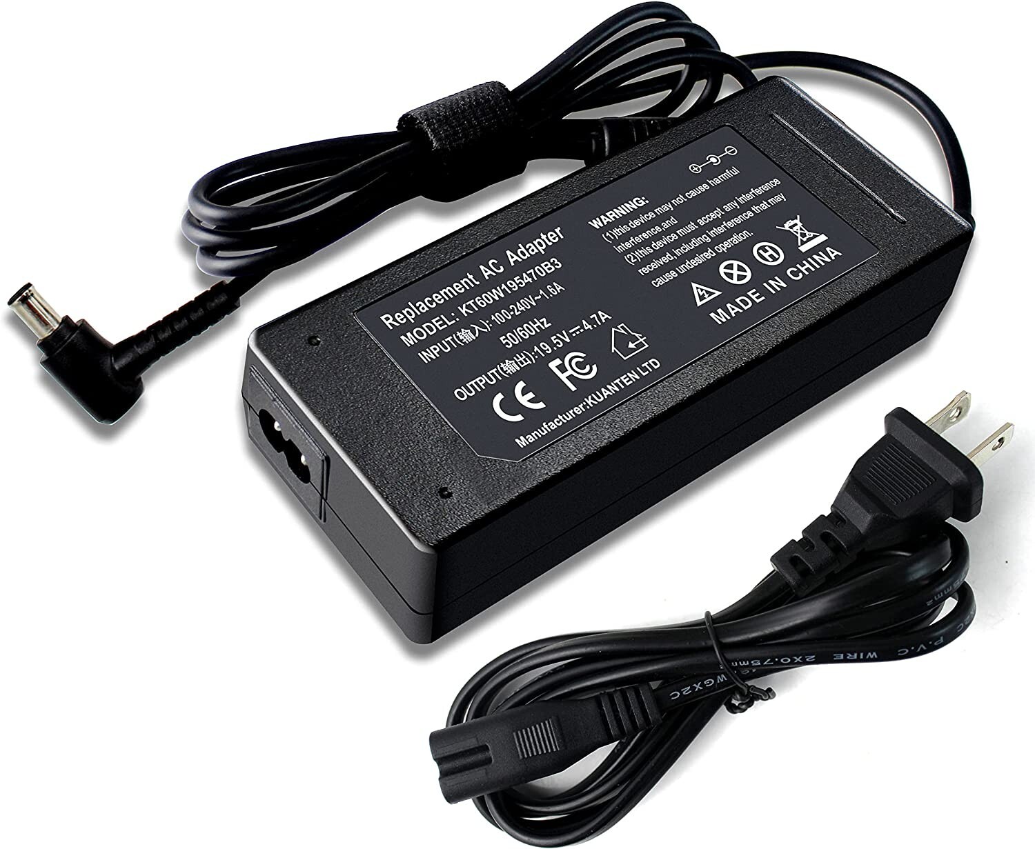 AC Adapter Charger For Sony VAIO VGN-AX570G, VGN-FW510F/B, VGN-FE570G