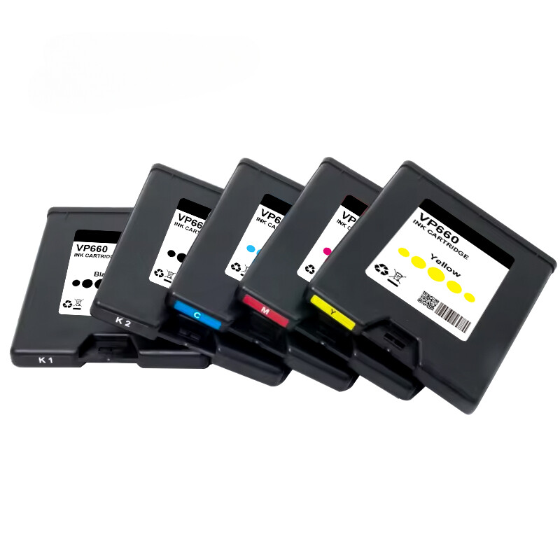 High Quality VP660 Ink Cartridge for VIPColor Label Printer 5pc/set