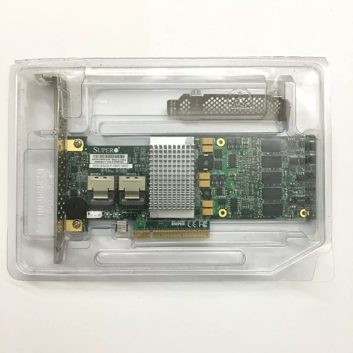 1PCS Supermicro AOC-SAS2LP-H8IR 6Gb/s SAS RAID Full height & Low profile bracket