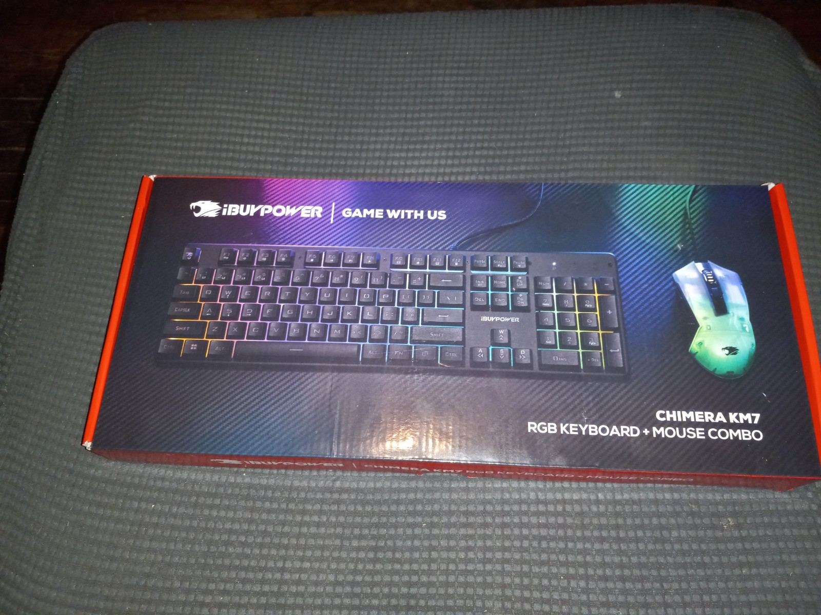 iBUYPOWER Chimera KM7 RGB Gaming Keyboard & Mouse Combo - New, 
