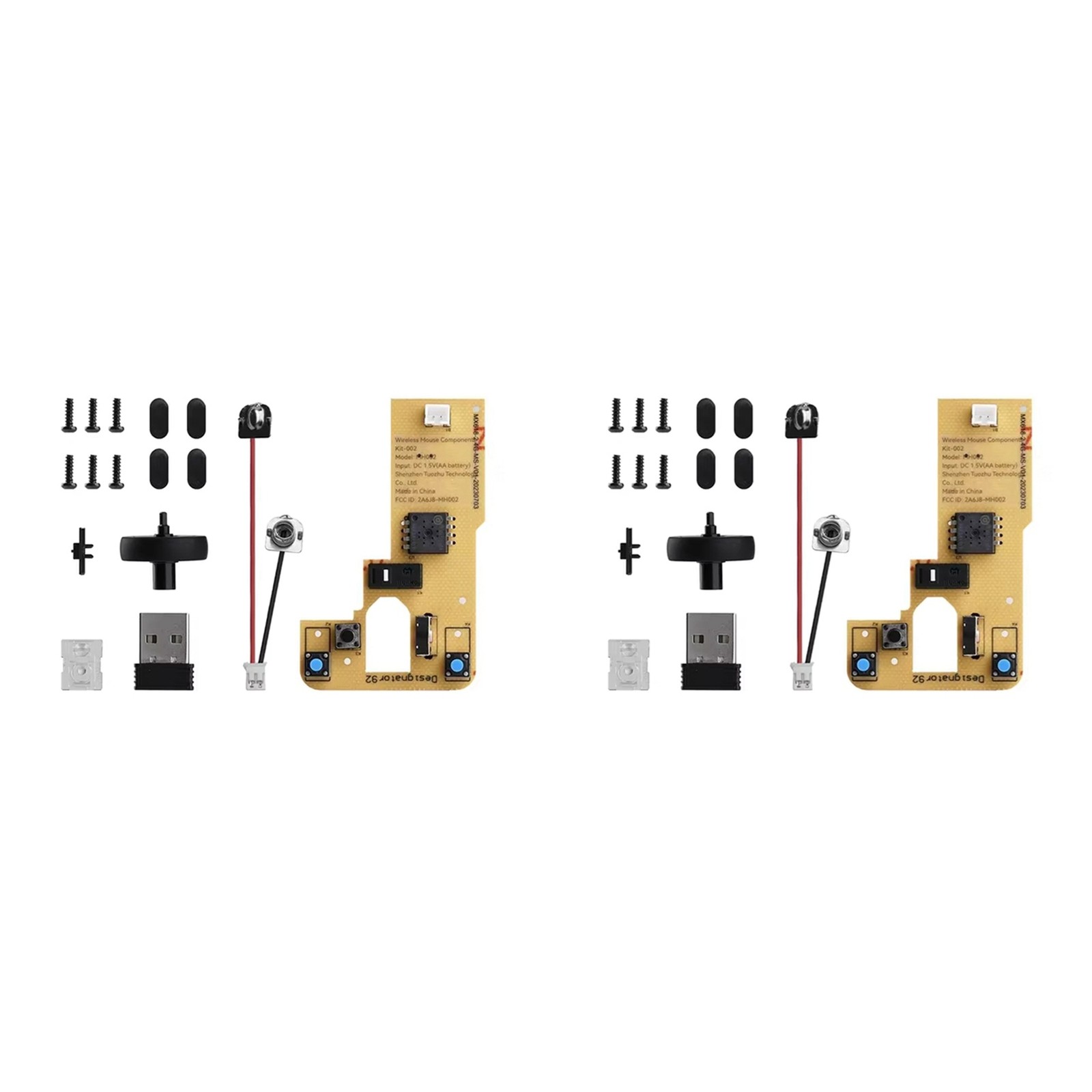 2X for Bamboo Lab DIY 3D Printing  Mouse Kit Model 002 Computer Mouse1858