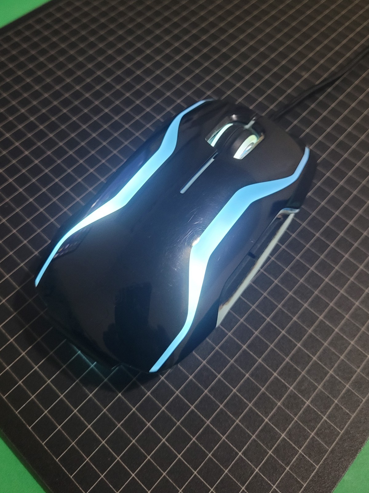 Disney Tron Gaming Mouse Designed By Razer Blue & Black - Great Working. 