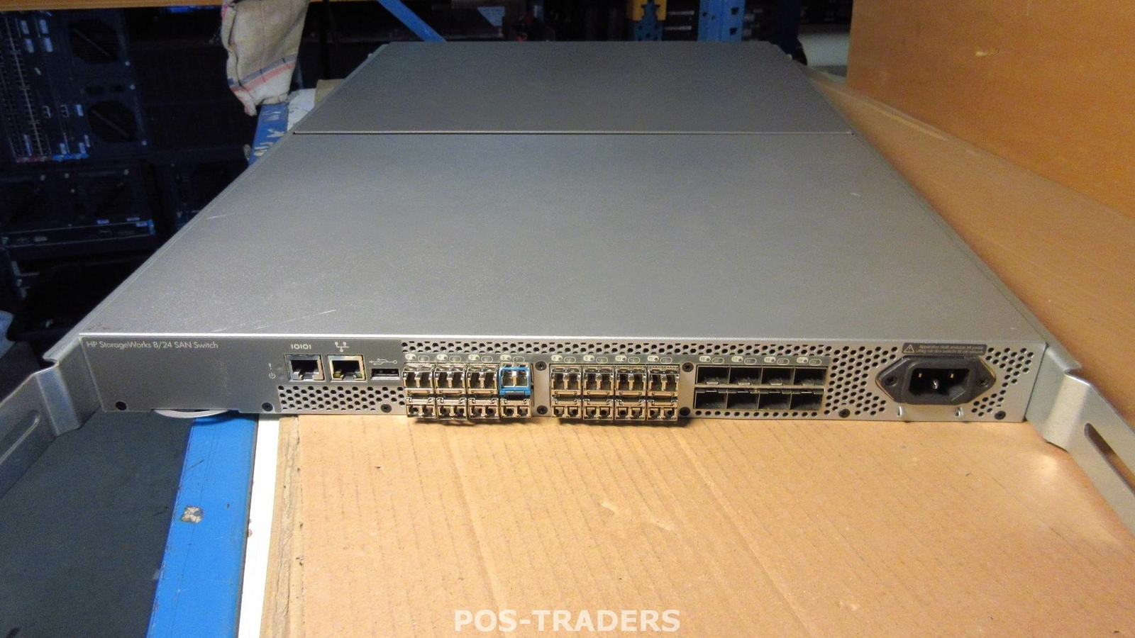 HP 492292-001 STORAGEWORKS SAN SWITCH 8/24 BASE SWITCH - INCLUDING 16X SFPS