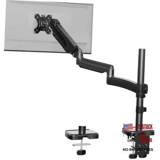 Long Arm Monitor Mount, 13 to 32 inch Computer Extra Long Adjustable Desk Mount