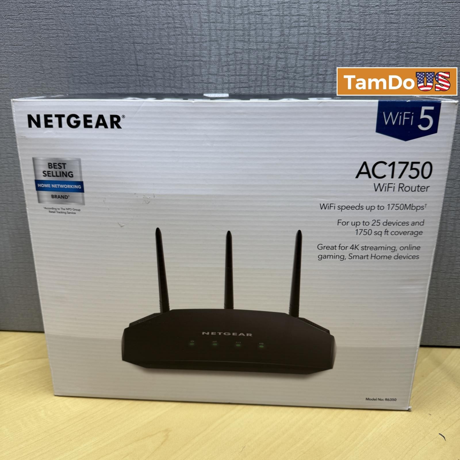 Netgear AC1750 Smart WiFi Router - 802.11 AC Dual Band Gigabit