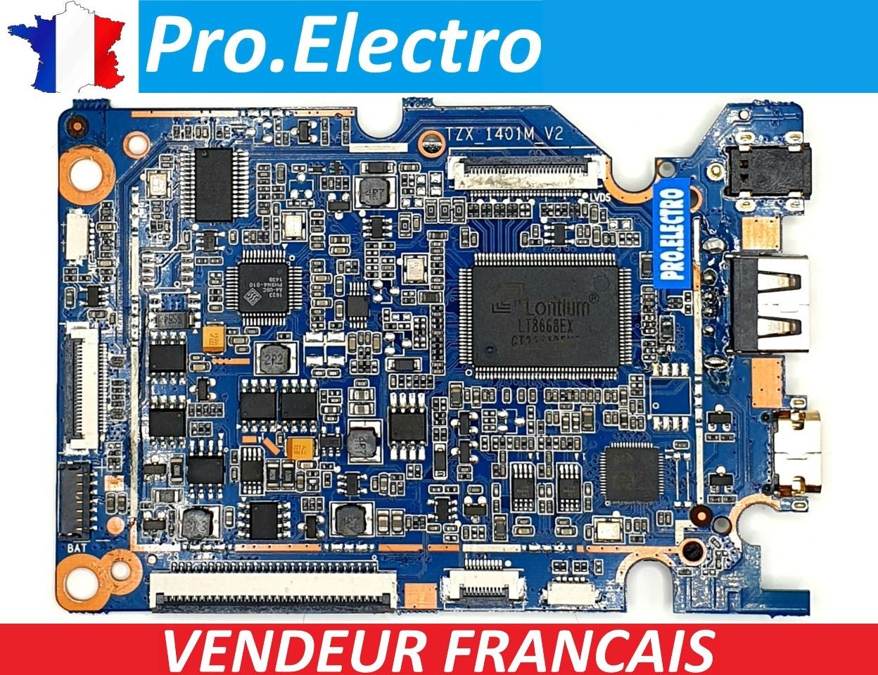 PRO ELECTRO Mainboard Notebook 14.1 Inch TZX_1401M_V2