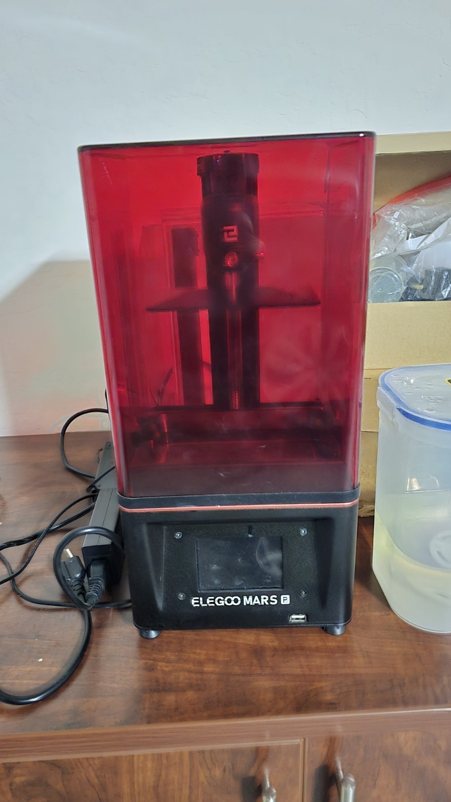 ELEGOO Mars Pro 3D Printer w/ Cleaning Station, Accessories