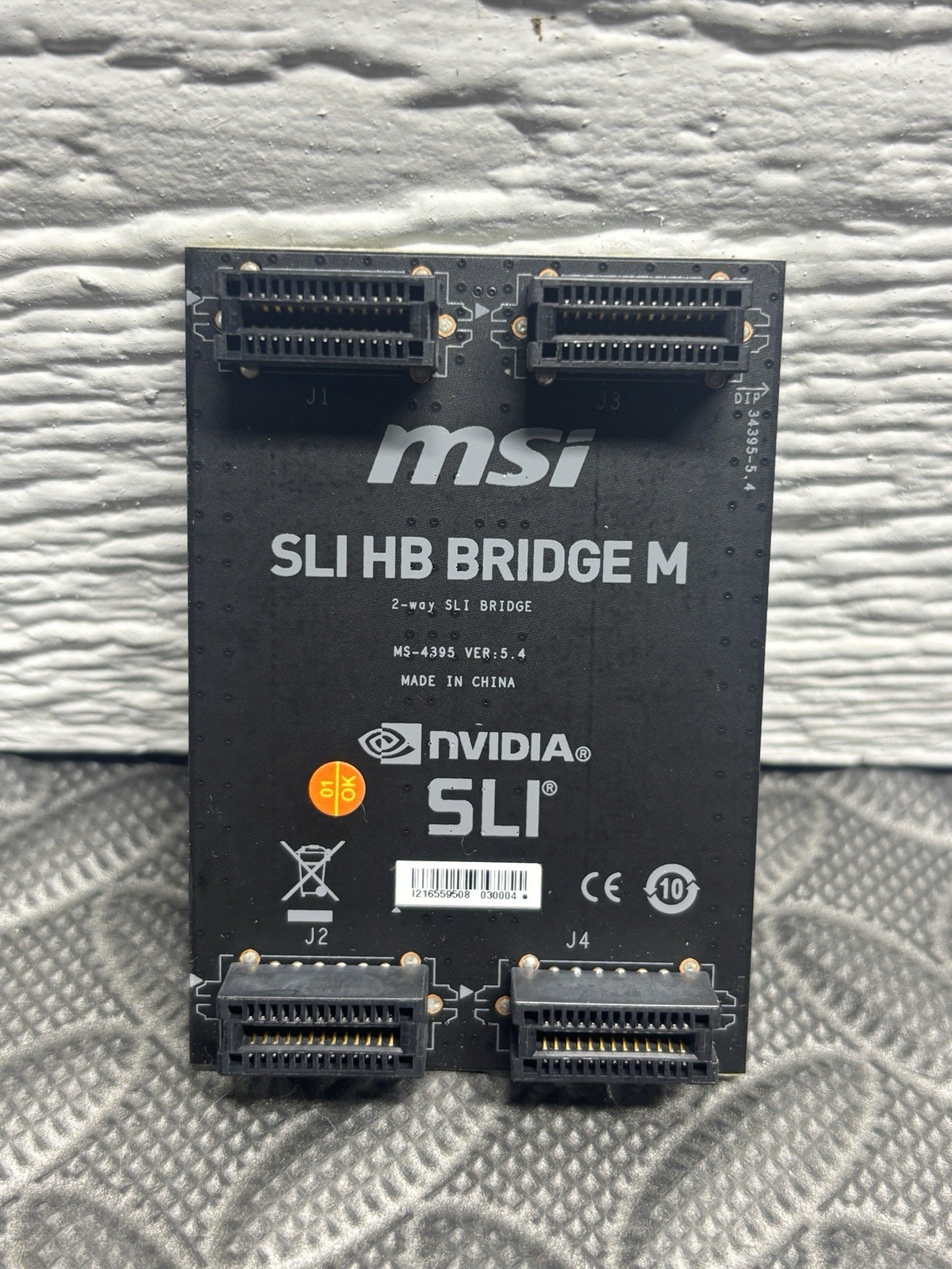 SEALED MSI SLI HB Bridge M NVIDIA GPU 2-Way Bridge Connector MS-4395 PC Graphics