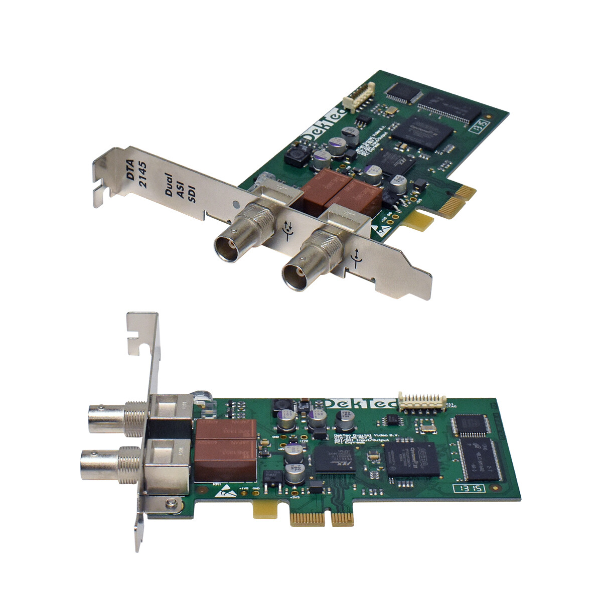 DekTec DTA-2145 ASI/SD-SDI input output with relay bypass for PCIe