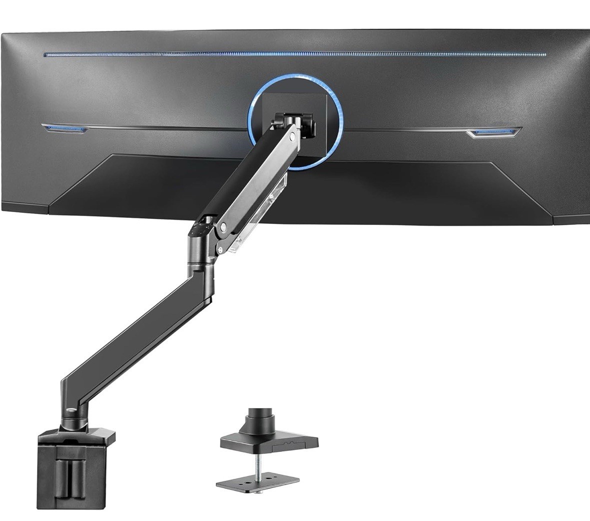 VIVO Premium Aluminum Heavy Duty Single Monitor Arm Ultrawide Up To 49 Inches