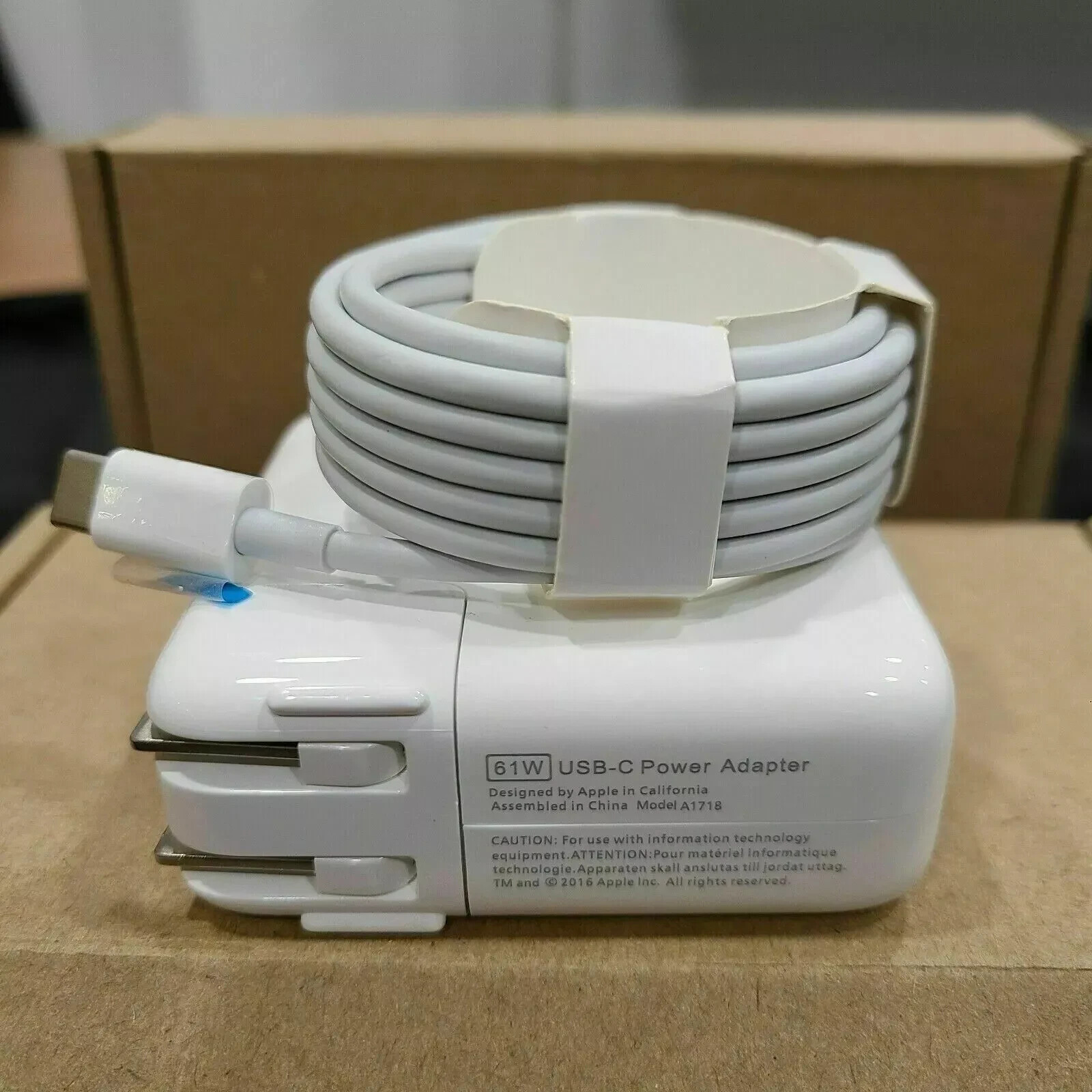 OEM 61W USB-C TYPE-C Charger Adapter For MacBook Pro 13 15 16" 2018-2020 + Cable