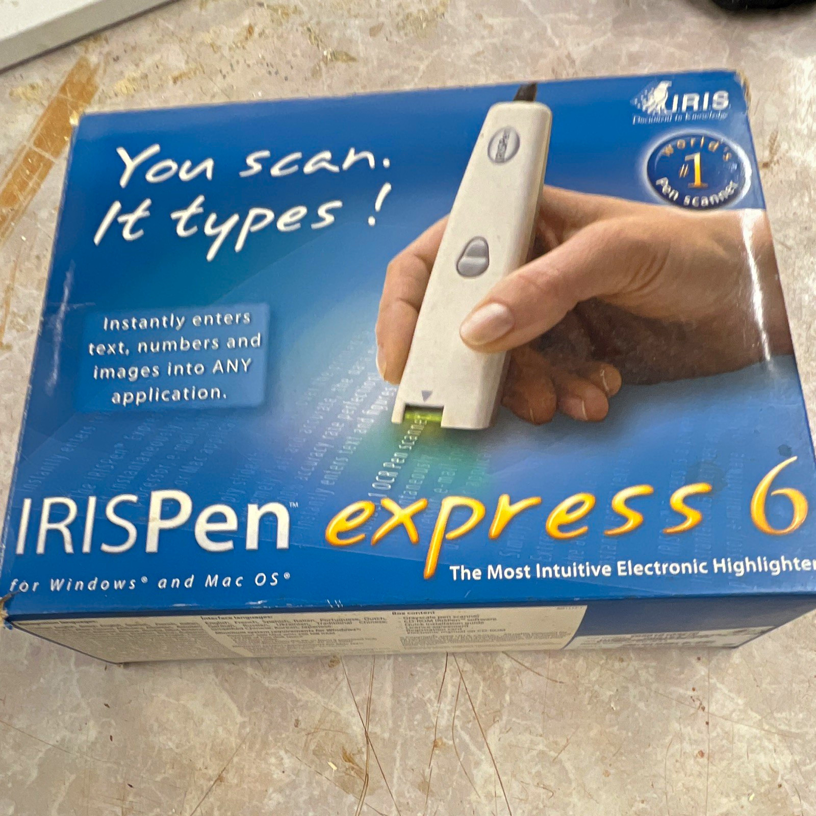 IRIS IRISPen Express 6 Handheld Pen Scanner & Reader