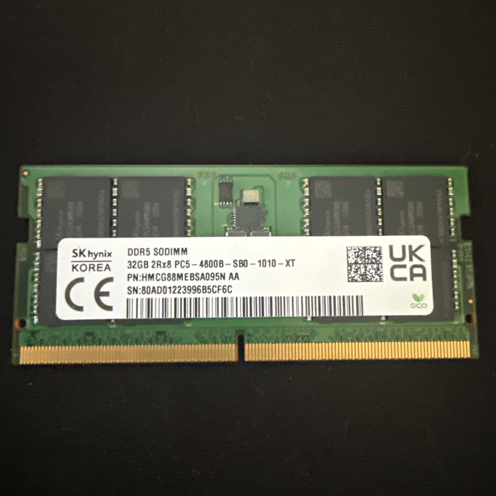 SK Hynix DDR5 4800 32GB SO-DIMM Module