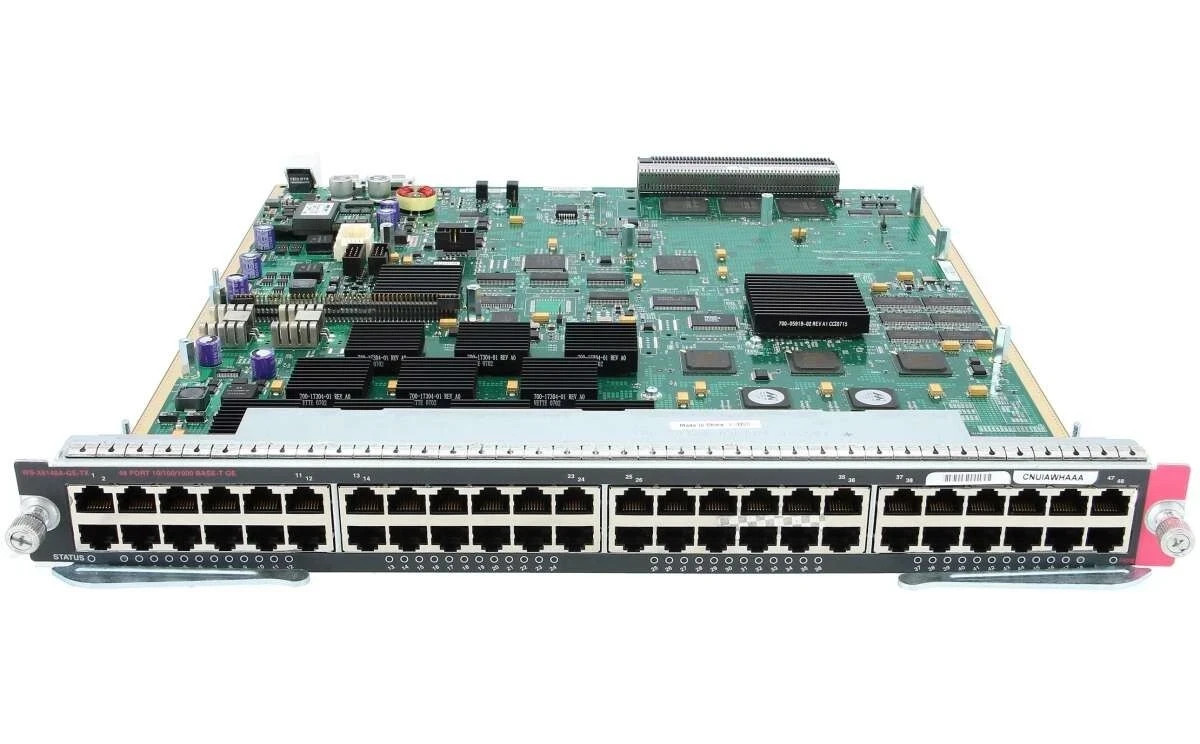 Cisco WS-X6148-RJ45 V01 48 Port 10/100 POE Module 6500 Series