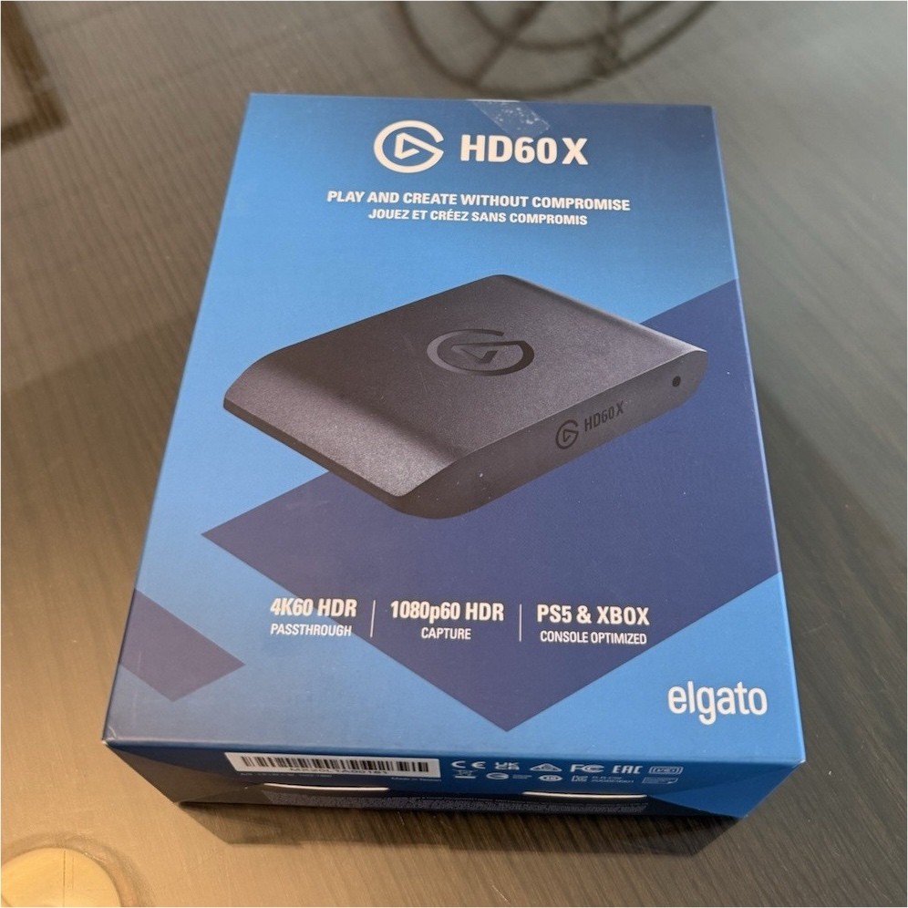 Elgato HD60X Video Game Capture Device Set-Top Box w/ HDMI Output, USB-C