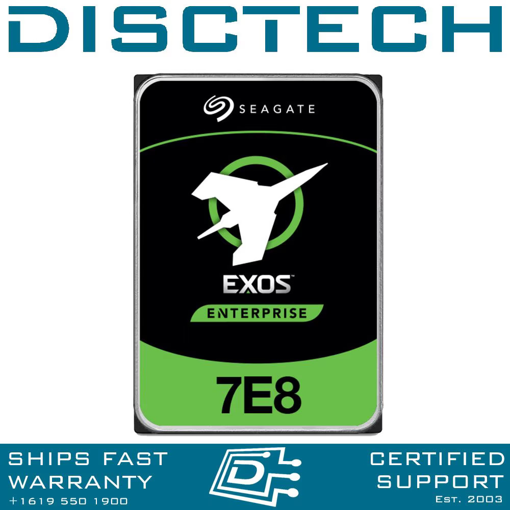 Seagate Exos 7E8 ST8000NM001A 8TB 3.5” 7.2K RPM 512e Enterprise SAS HDD