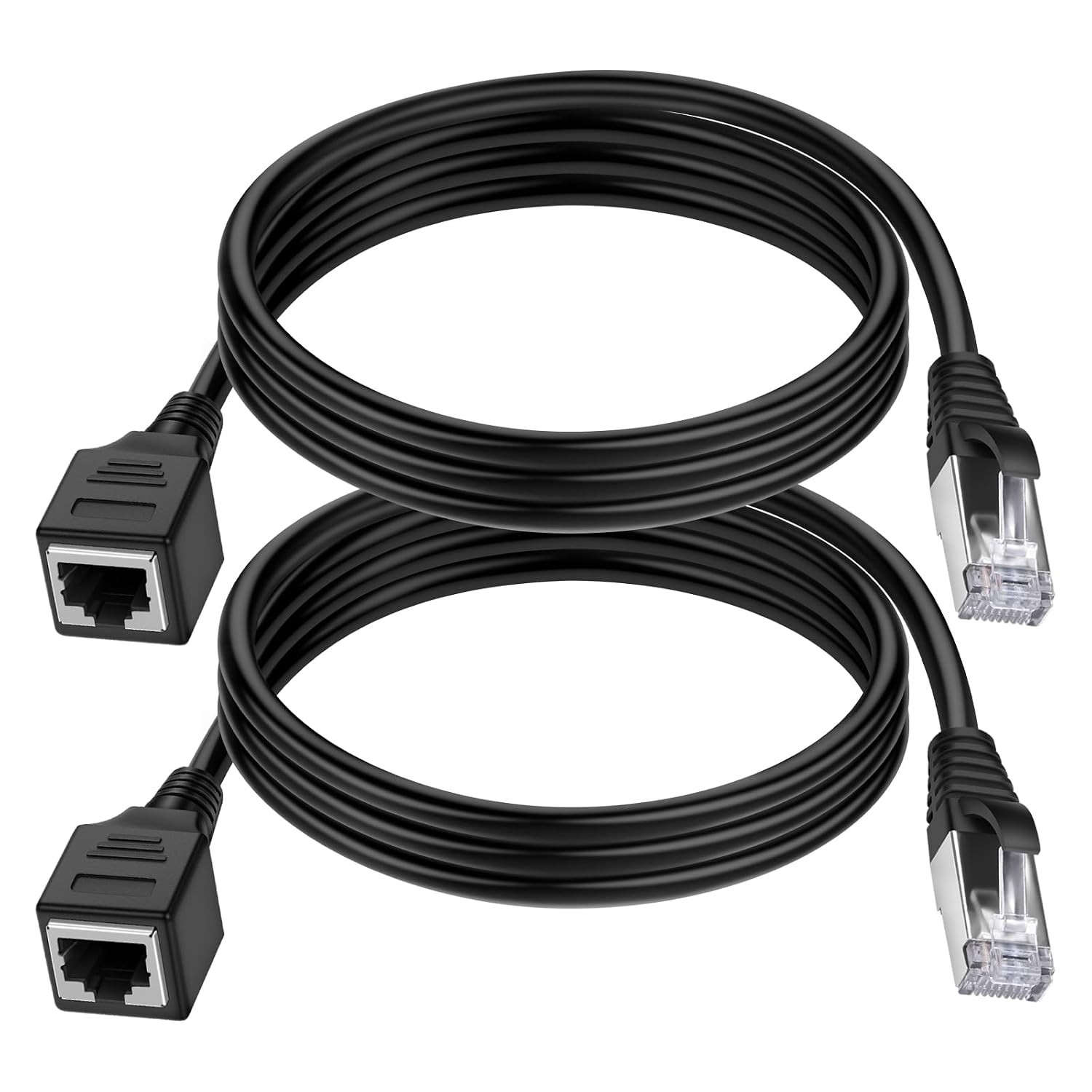 Ethernet Extension Cable 2Pack Ethernet LAN Male to Female Network