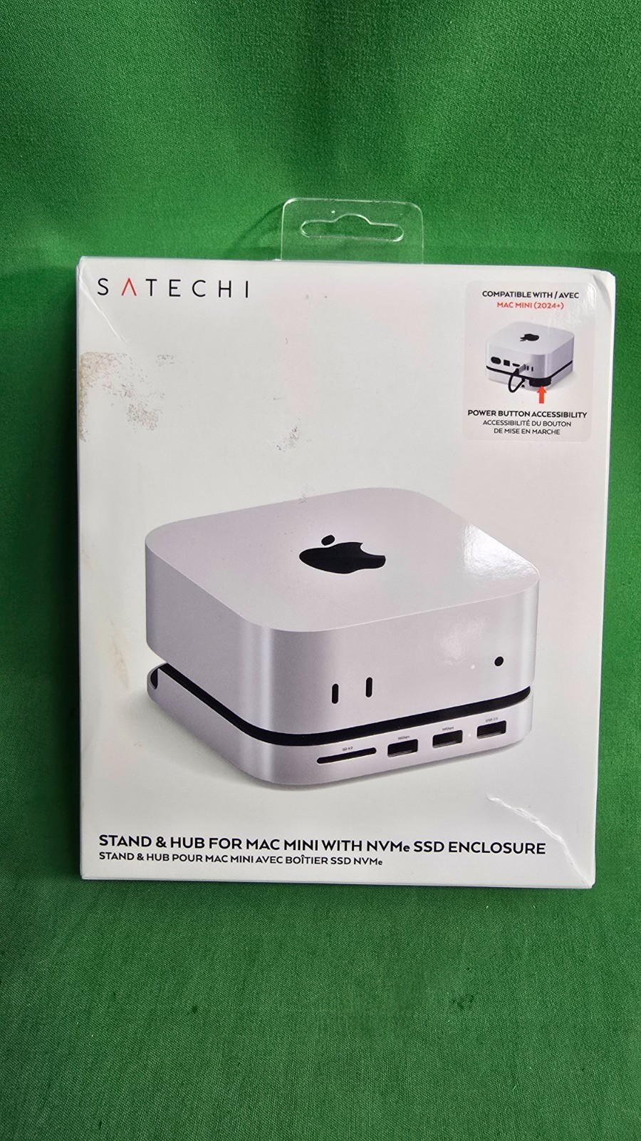 Satechi Stand & Hub for Mac Mini with NVMe SSD Enclosure ST-GNMMES NEW (B2)