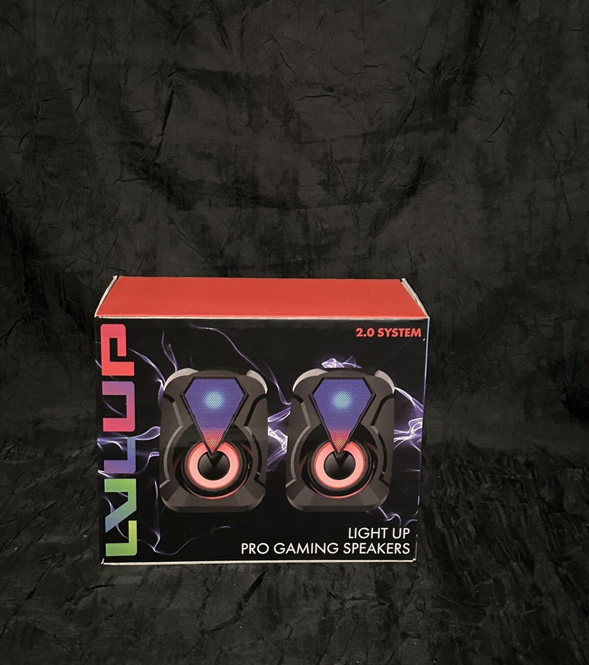 Vivitar LVL UP Multicolor Led Light Up Pro Gaming Speakers 2.0 System USB 3.5MM