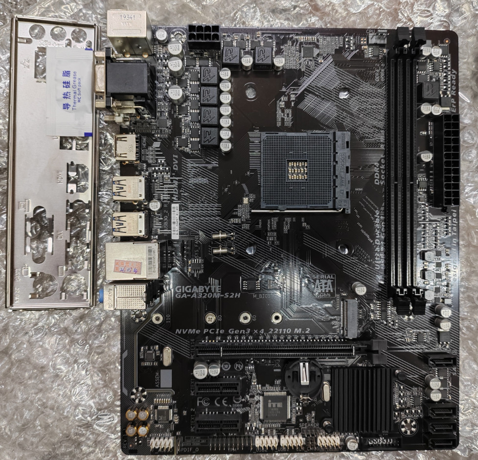 Gigabyte Technology GA-A320M-S2H Desktop computer motherboard,AMD,AM4 socket,ddr