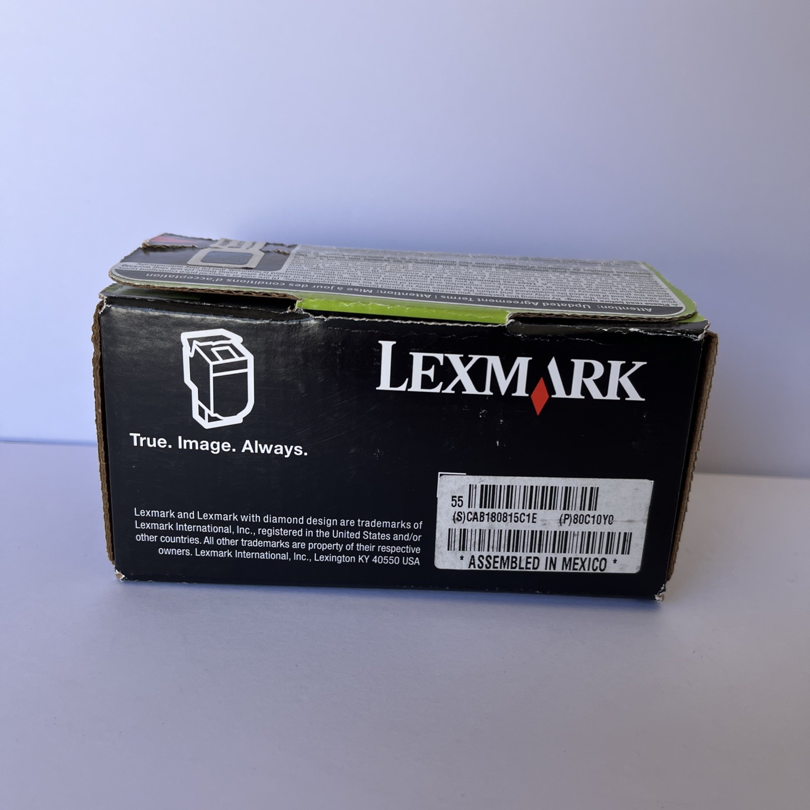 Lexmark 801Y Yellow Return Program Cartridge NEW