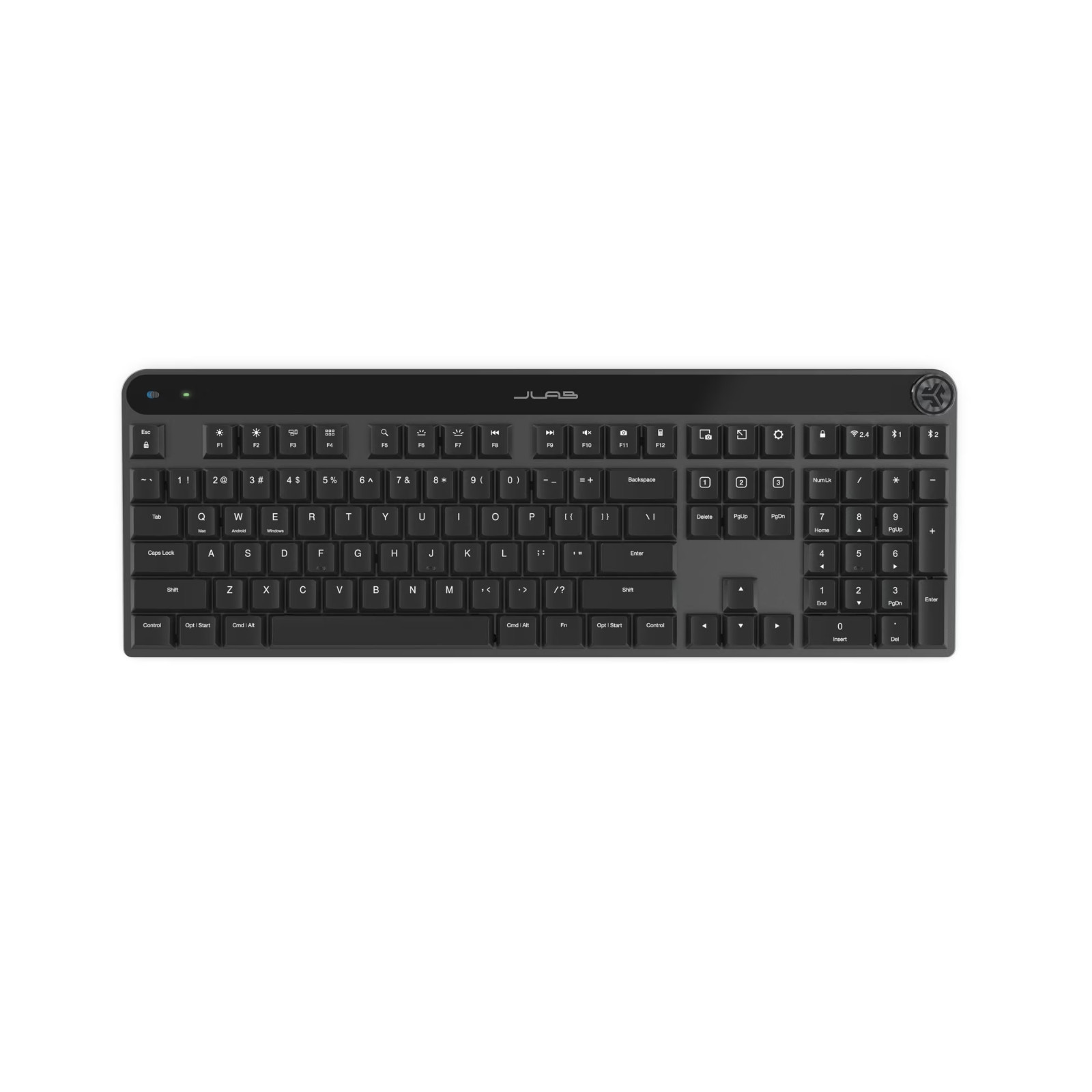 NEW JLab Epic Mechanical Keyboard Full-Depth Illuminated Keys Bluetooth Black