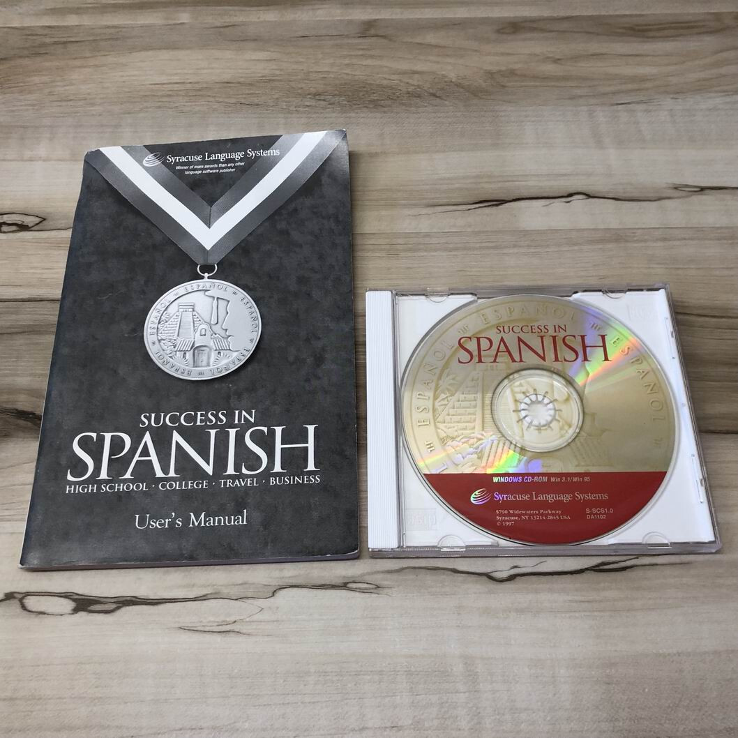 Syracuse Language Systems : Success In Spanish ~ For PC Win 3.1 / 95 CD-Rom