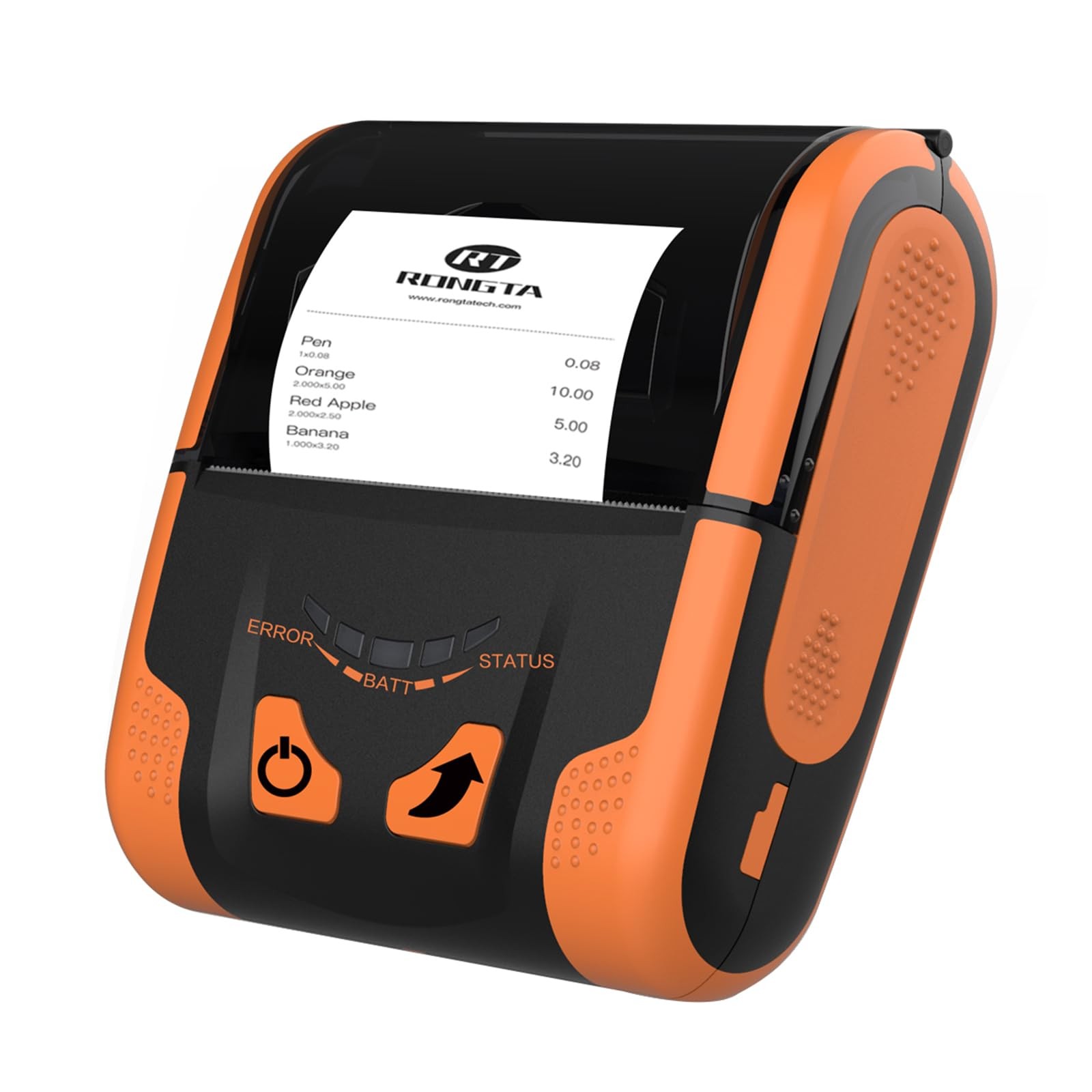 Portable 80mm Printer, Mobile Thermal Receipts Printer, USB&Bluetooth Connection