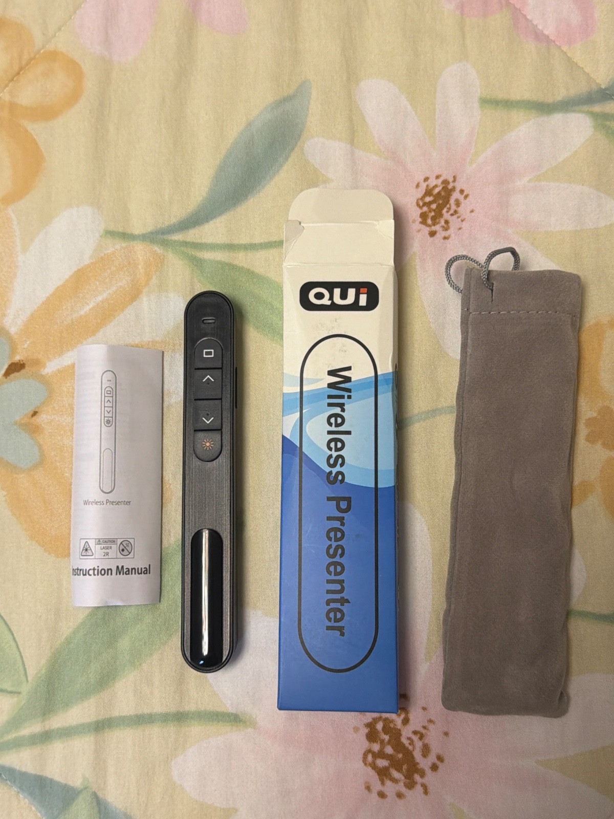 QUI RF 2.4GHz Wireless Presenter Remote Presentation Laser Pointer - Brand New