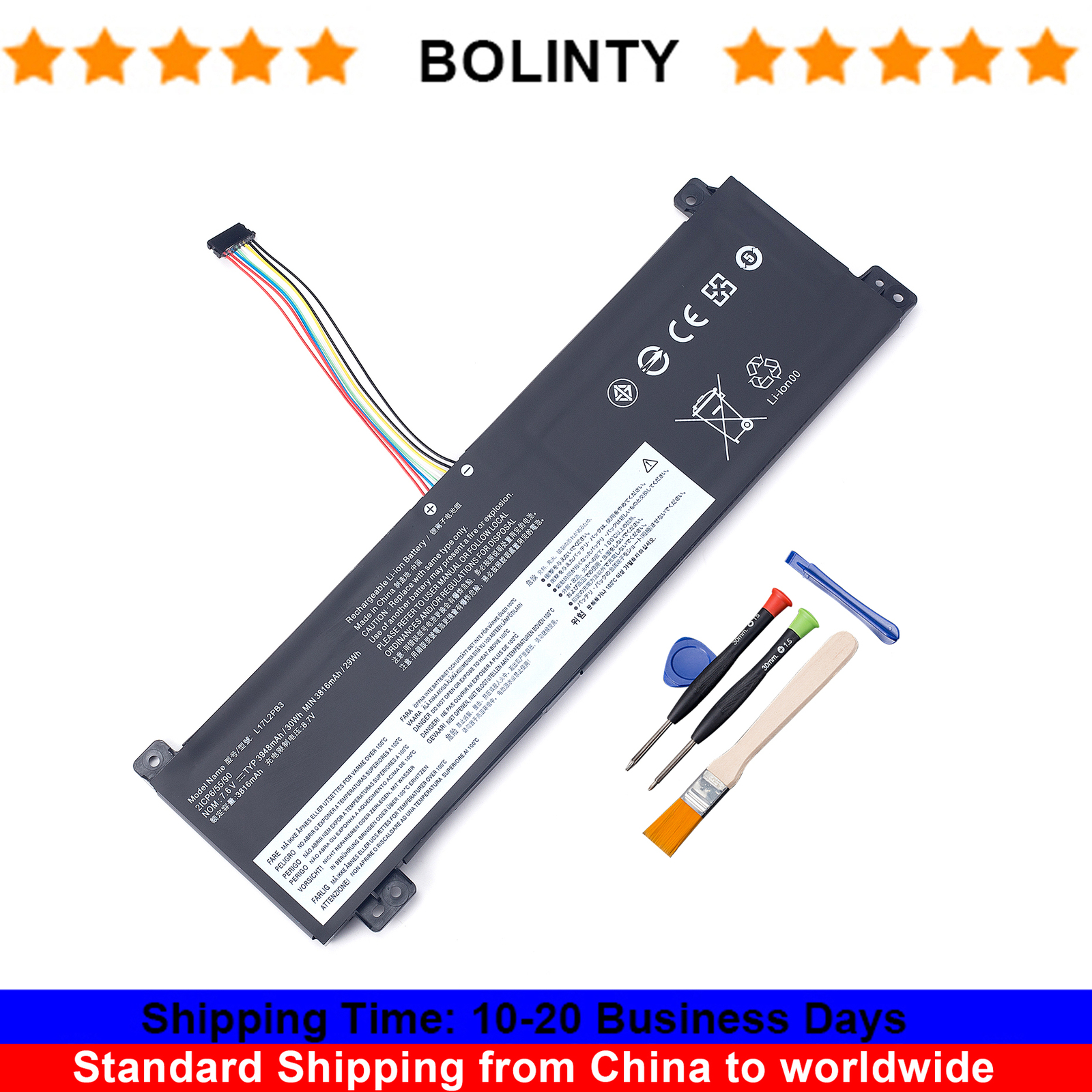 L17L2PB3 L17C2PB3 L17M2PB3 Battery For Lenovo V130-15IKB V130-15IGM V330-14IKB