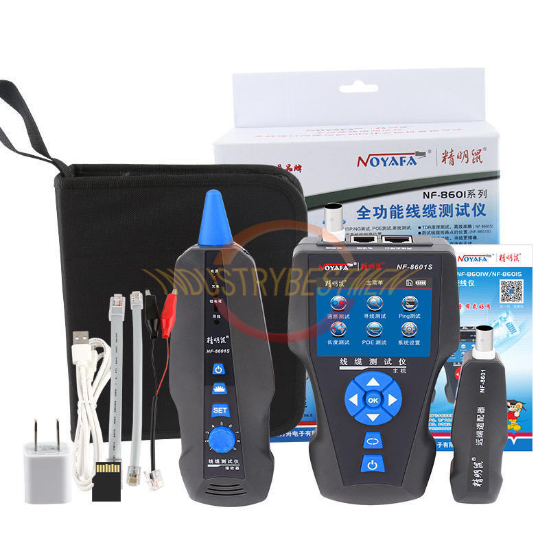 Noyafa LCD NF-8601S TDR Network Cable Tester Tracker For RJ45/RJ11/ Metal Cable