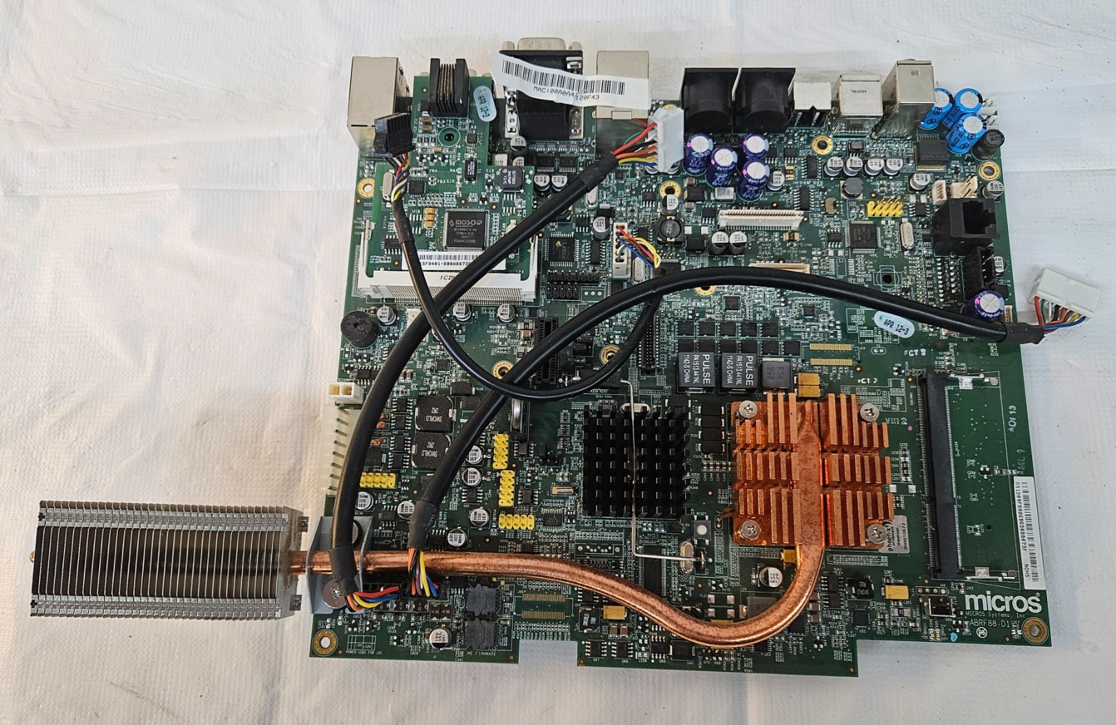 MICROS PCWS2015 POS Computer MOTHERBOARD w Core I5 2.4GHz NO RAM/CMOS