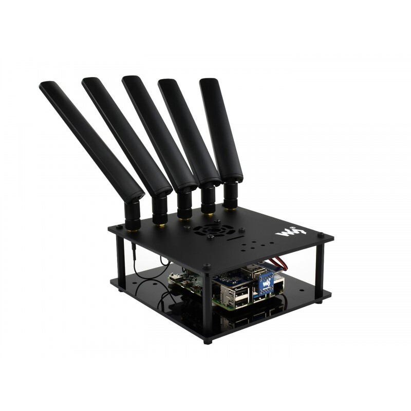 SIM8200EA-M2 5G HAT for RaspPi 5G/4G/3G Support Snapdragon X55 MultiMode/Band