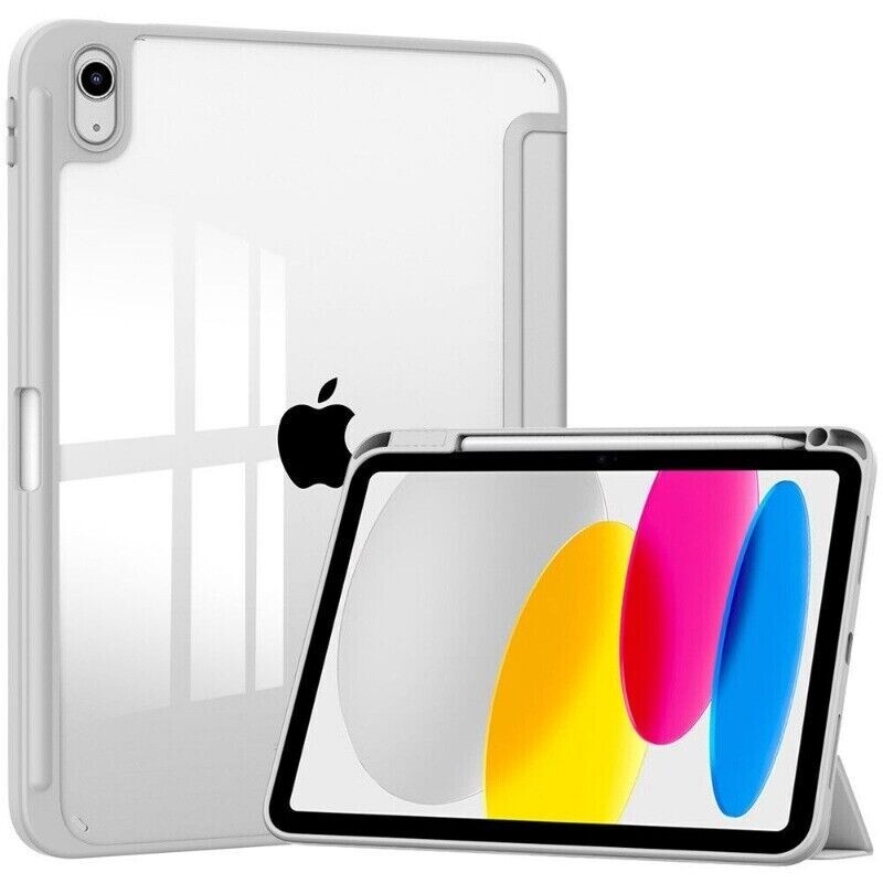 For iPad 7 8 9 10 11th Air Mini Pro 11 Shockproof Smart Case Cover Pencil Holder