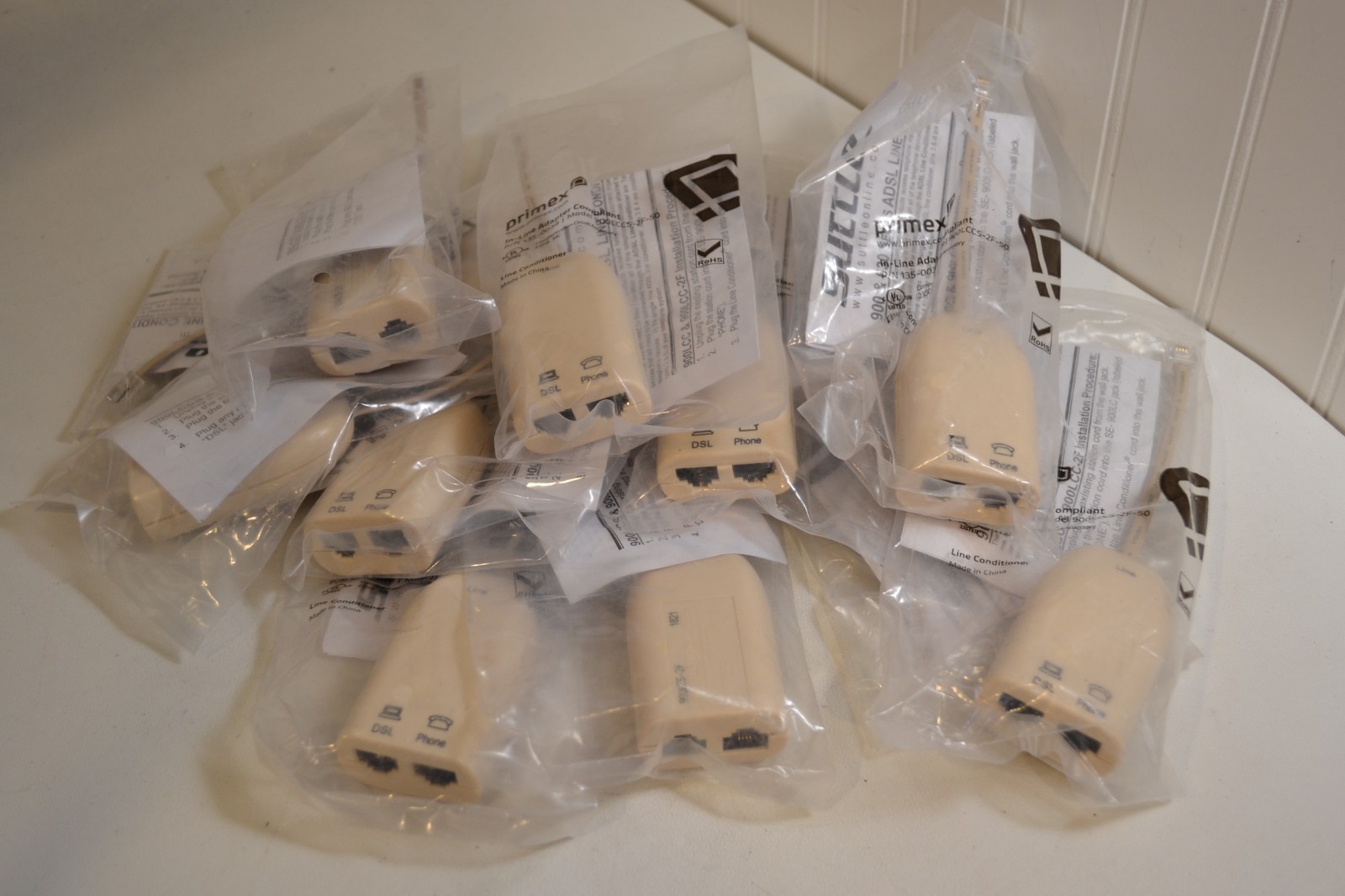 LOT OF 11 - Suttle Primex In-Line Adapter 135-0038 Model: 900LCCS-2F-50
