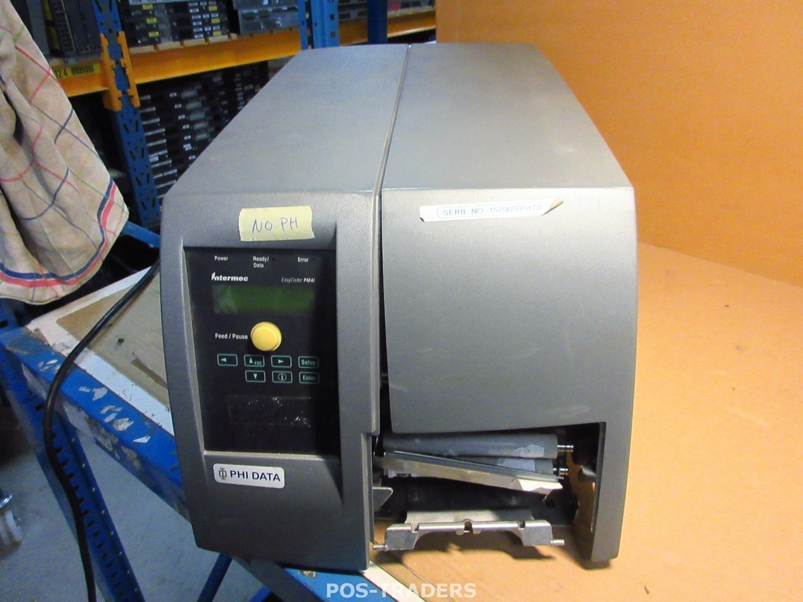 Intermec EasyCoder PM4i USB + LAN 203dpi Label Label Printer - NO PRINTAD