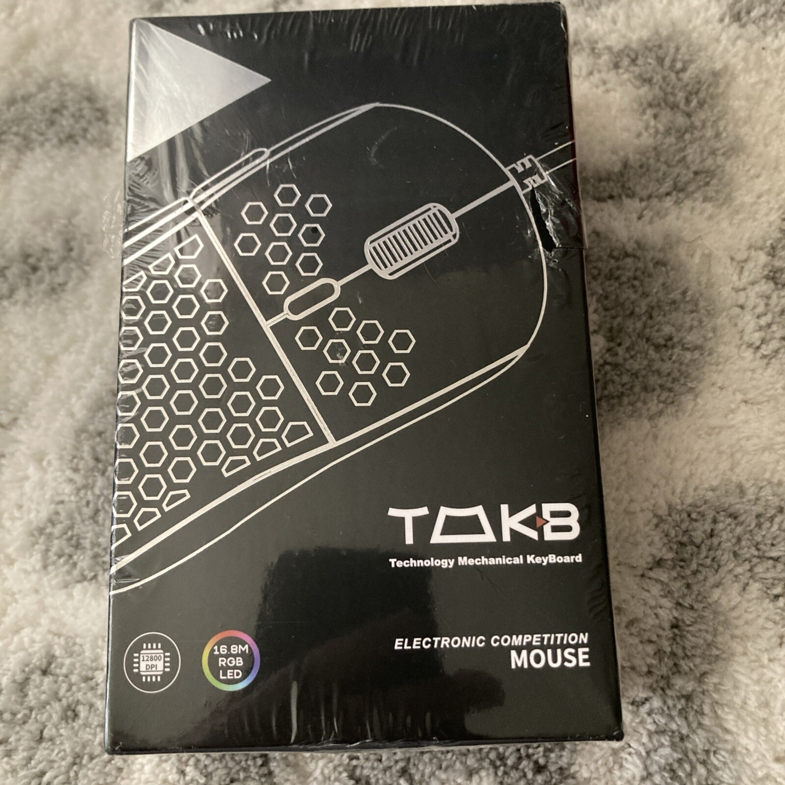 TMKB Falcon M1SE Ultralight Honeycomb Gaming Mouse, High-Precision 12800DPI Opti
