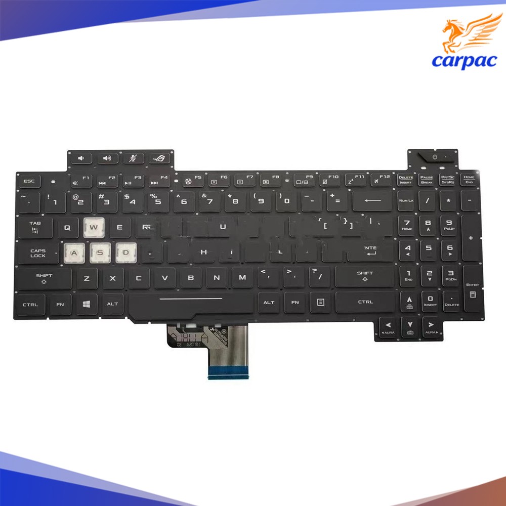 FIT Asus ROG GL704 GL704GM GL704GS GL704GV GL704GW US Keyboard with Backlight
