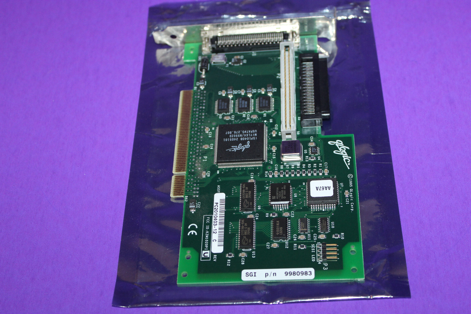 SGI Silicon Graphics Qlogic Ultra SCSI PCI Adapter Card for Octane Octane2 Onyx2