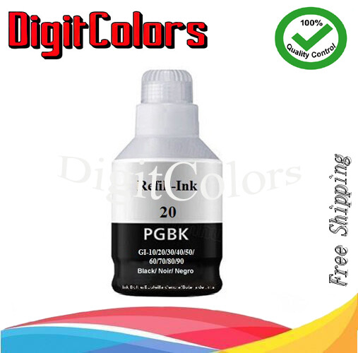 GI-20 Ink Refill Bottle for Continuous ink fit Canon MegaTank Printers