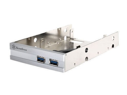 Silverstone SST-FP36S 3.5inch Bay Dual 2.5inch HDD Mount w/ Dual USB3.0 Ports