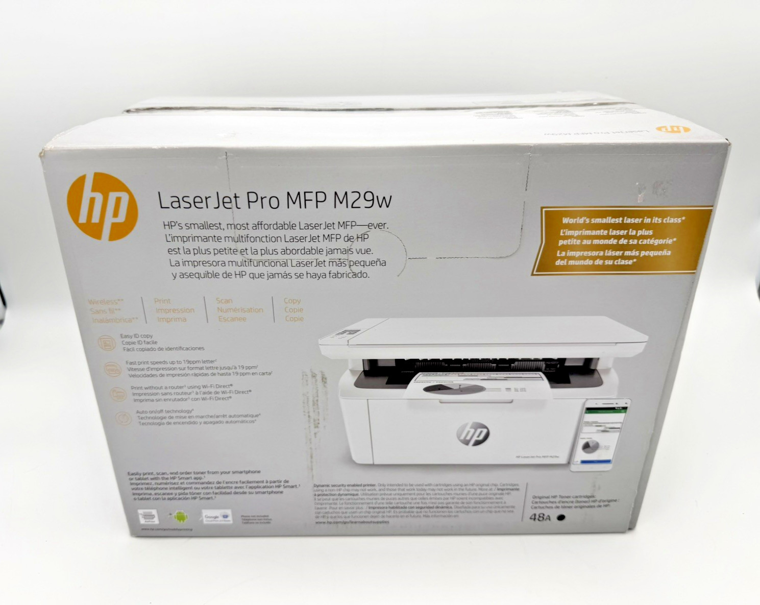 HP LaserJet Pro MFP M29W Printer - 100 Page output New Factory Sealed