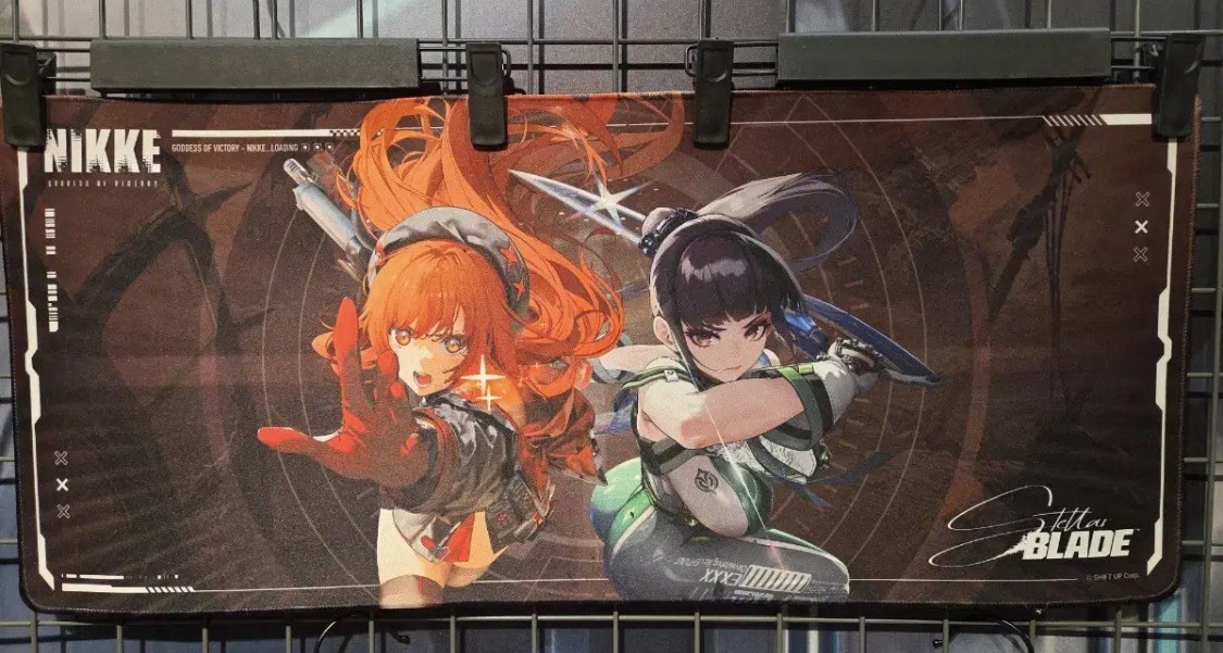 Nikke X Stellar Blade Kangnam Pop-Up Store Large Mouse Pad OFFICIAL Limited NEW