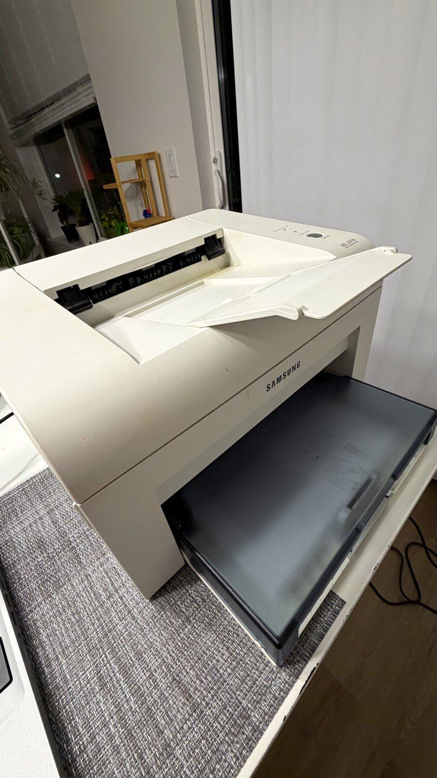 Samsung ML-2010 Monochrome Printer - Perfect Toner & Cables Included - Ready