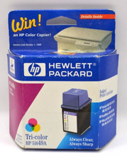 Genuine New HP 49 Ink Cartridge Tri-Color 51649A *FREE SHIPPING* picture