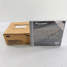 NEW 5 Pack PIONEER DVS-R4700SP DVD-R Discs for Authoring 4.7GB White Printable picture