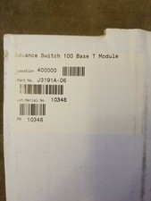 NEW HP AdvanceStack 2 Port 100 Base T Switch Module J3191A-06 picture